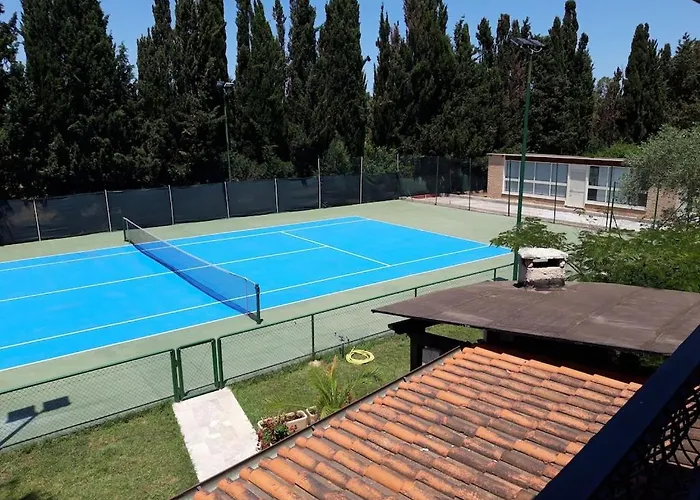 Sporting With Tennis Court, Swimming Pool, Football Field Near The Beaches Вилла